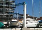 Jib crane electric rotation storage yacht and boats